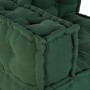 Poufs Modulares 4 pcs Tela Verde von , Kissen für Stühle und Sofas - Ref: Foro24-3315078, Preis: 540,88 €, Rabatt: %