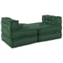 Pouffes Modulares 4 pcs Tela Verde von , Kissen für Stühle und Sofas - Ref: Foro24-3315079, Preis: 525,47 €, Rabatt: %