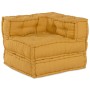 Pouffes modulares 2 pcs Amarillo Tela von , Kissen für Stühle und Sofas - Ref: Foro24-3315081, Preis: 285,69 €, Rabatt: %