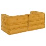 Pouffes modulares 2 pcs Amarillo Tela von , Kissen für Stühle und Sofas - Ref: Foro24-3315081, Preis: 285,69 €, Rabatt: %