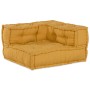 Poufs Modulares 4 pcs Tela Amarilla by , Cushions for chairs and sofas - Ref: Foro24-3315083, Price: 532,12 €, Discount: %