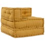 Poufs Modulares 4 pcs Tela Amarilla by , Cushions for chairs and sofas - Ref: Foro24-3315083, Price: 532,12 €, Discount: %