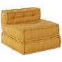 Poufs Modulares 4 pcs Tela Amarilla by , Cushions for chairs and sofas - Ref: Foro24-3315083, Price: 532,12 €, Discount: %