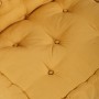 Poufs Modulares 4 pcs Amarillo Tela de , Cojines para sillas y sofás - Ref: Foro24-3315084, Precio: 506,35 €, Descuento: %