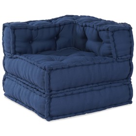 Poufs Modulares 2 pcs de tela índigo de , Cojines para sillas y sofás - Ref: Foro24-3315086, Precio: 282,72 €, Descuento: %
