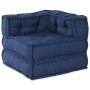 Poufs Modulares 2 pcs de tela índigo by , Cushions for chairs and sofas - Ref: Foro24-3315086, Price: 282,72 €, Discount: %