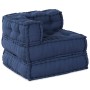 Poufs Modulares 2 pcs de tela índigo by , Cushions for chairs and sofas - Ref: Foro24-3315086, Price: 282,72 €, Discount: %