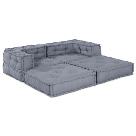 Pouffes Modulares 2 pcs Tela Gris von , Kissen für Stühle und Sofas - Ref: Foro24-3315091, Preis: 276,94 €, Rabatt: %