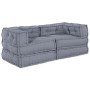 Pouffes Modulares 2 pcs Tela Gris von , Kissen für Stühle und Sofas - Ref: Foro24-3315091, Preis: 276,94 €, Rabatt: %