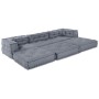Sofá modular de 3 plazas convertible en tela gris von , Kissen für Stühle und Sofas - Ref: Foro24-3315092, Preis: 402,75 €, R...