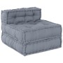 Sofá Modular Transformable de 4 Plazas en Tela Gris von , Kissen für Stühle und Sofas - Ref: Foro24-3315093, Preis: 518,98 €,...
