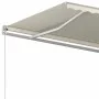 Automatische ausfahrbare Markise mit cremefarbenen Pfosten, 3,5x2,5 m. von vidaXL, Markisen - Ref: Foro24-3069927, Preis: 428...