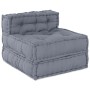Sofá Modular Convertible de 4 Plazas en Tela Gris by , Cushions for chairs and sofas - Ref: Foro24-3315094, Price: 500,23 €, ...