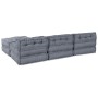 Sofá Modular Convertible de 4 Plazas en Tela Gris by , Cushions for chairs and sofas - Ref: Foro24-3315094, Price: 500,23 €, ...