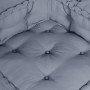 Sofá Modular Convertible de 4 Plazas en Tela Gris by , Cushions for chairs and sofas - Ref: Foro24-3315094, Price: 500,23 €, ...
