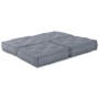 Pouffe Modular Sofá de 2 Plazas Convertible en Tela Gris von , Kissen für Stühle und Sofas - Ref: Foro24-3315095, Preis: 227,...