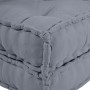 Pouffe Modular Sofá de 2 Plazas Convertible en Tela Gris von , Kissen für Stühle und Sofas - Ref: Foro24-3315095, Preis: 227,...