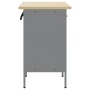 Gabinete de trabajo 2 pcs Negro y Gris de Madera Ingenierada y Acero de , Mesas de trabajo - Ref: Foro24-3321360, Precio: 318...