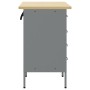 Gabinete de trabajo 2 pcs Rojo y Gris Madera Elaborada y Acero de , Mesas de trabajo - Ref: Foro24-3321363, Precio: 284,16 €,...