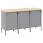 Conjunto de Gabinetes de Trabajo Set de 3 Rojo y Gris Acero by , Work tables - Ref: Foro24-3321371, Price: 394,80 €, Discount: %