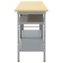 Conjunto de Banco de Trabajo de 3 Piezas Gris Acero de , Mesas de trabajo - Ref: Foro24-3321391, Precio: 259,19 €, Descuento: %