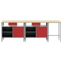 Set de Banco de Trabajo de 3 Piezas Acero Negro de , Mesas de trabajo - Ref: Foro24-3321397, Precio: 431,56 €, Descuento: %
