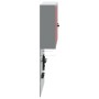 Conjunto de Gabinete de Herramientas y Panel Perforado de 3 Piezas Montado en la Pared Rojo de Metal by , Tool Organization a...