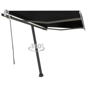 Manuell ausziehbare Fußmarkise Anthrazitgrau 350x250 cm von vidaXL, Markisen - Ref: Foro24-3069719, Preis: 355,93 €, Rabatt: %
