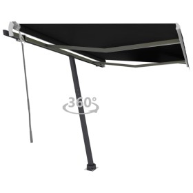 Manuell ausziehbare Fußmarkise Anthrazitgrau 350x250 cm von vidaXL, Markisen - Ref: Foro24-3069719, Preis: 338,13 €, Rabatt: %