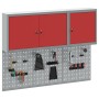 Set de Cabinet de Herramientas y Panel de Clavos de 5 Piezas Montado en la Pared Rojo de Metal von , Werkzeugorganisation und...