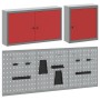 Set de Cabinet de Herramientas y Panel de Clavos de 5 Piezas Montado en la Pared Rojo de Metal von , Werkzeugorganisation und...