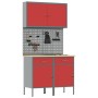 Conjunto de banco de trabajo de 5 piezas rojo acero by , Work tables - Ref: Foro24-3321417, Price: 374,25 €, Discount: %