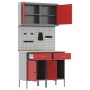 Conjunto de banco de trabajo de 5 piezas rojo acero by , Work tables - Ref: Foro24-3321417, Price: 374,25 €, Discount: %