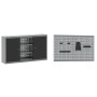 Set de Gabinetes de Trabajo Set de 5 Negro Acero Estándar by , Work tables - Ref: Foro24-3321418, Price: 433,63 €, Discount: %