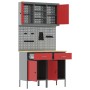 Juego de Banco de Trabajo de 6 Piezas de Acero Rojo de , Mesas de trabajo - Ref: Foro24-3321419, Precio: 416,92 €, Descuento: %