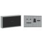 Set de Gabinete de Trabajo Set de 4 Negro Acero Grande de , Mesas de trabajo - Ref: Foro24-3321420, Precio: 409,75 €, Descuen...