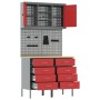 Conjunto de Banco de Trabajo de 5 Piezas Rojo Acero de , Mesas de trabajo - Ref: Foro24-3321423, Precio: 408,12 €, Descuento: %
