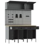 Set de Banco de Trabajo de 8 Piezas - Acero Negro de , Mesas de trabajo - Ref: Foro24-3321432, Precio: 669,44 €, Descuento: %