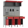 Conjunto de Banco de Trabajo de 8 Piezas en Acero Rojo by , Work tables - Ref: Foro24-3321433, Price: 568,51 €, Discount: %