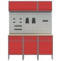 Conjunto de Banco de Trabajo de 8 Piezas en Acero Rojo by , Work tables - Ref: Foro24-3321433, Price: 568,51 €, Discount: %