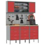 Conjunto de banco de trabajo de 7 piezas en acero rojo by , Work tables - Ref: Foro24-3321437, Price: 578,54 €, Discount: %