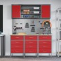 Conjunto de banco de trabajo de 7 piezas en acero rojo by , Work tables - Ref: Foro24-3321437, Price: 578,54 €, Discount: %