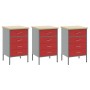 Conjunto de banco de trabajo de 7 piezas en acero rojo by , Work tables - Ref: Foro24-3321437, Price: 578,54 €, Discount: %