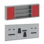 Conjunto de banco de trabajo de 7 piezas en acero rojo by , Work tables - Ref: Foro24-3321437, Price: 578,54 €, Discount: %