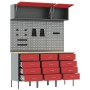 Conjunto de Banco de Trabajo de 8 Piezas Rojo Acero de , Mesas de trabajo - Ref: Foro24-3321439, Precio: 618,09 €, Descuento: %