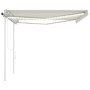 Automatische Markise mit LED-Windsensor Creme 4,5x3 m von vidaXL, Markisen - Ref: Foro24-3069972, Preis: 720,49 €, Rabatt: %