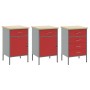 7-Piece Red Steel Workbench Set by , Work tables - Ref: Foro24-3321443, Price: 536,59 €, Discount: %