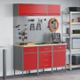 Set de banco de trabajo de 8 piezas Rojo Acero de , Mesas de trabajo - Ref: Foro24-3321445, Precio: 624,76 €, Descuento: %