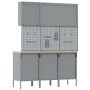 8-teiliges Werkbank-Set aus rotem Stahl von , Arbeitstische - Ref: Foro24-3321447, Preis: 600,63 €, Rabatt: %