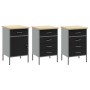 Conjunto de banco de trabajo de 7 piezas acero negro de , Mesas de trabajo - Ref: Foro24-3321448, Precio: 612,09 €, Descuento: %